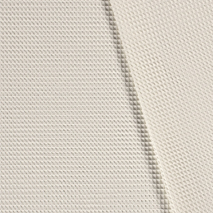 WAFFLE FABRIC OFF WHITE