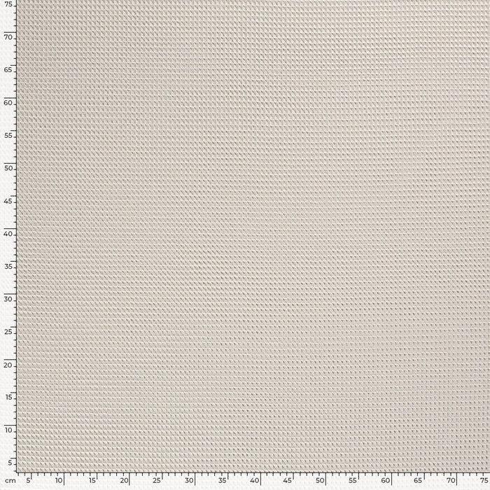 WAFFLE FABRIC OFF WHITE