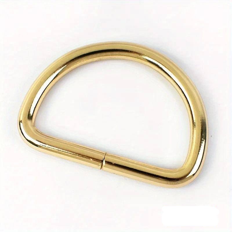 2 ST D-RING - 25 mm / 1 in NEUES GOLD