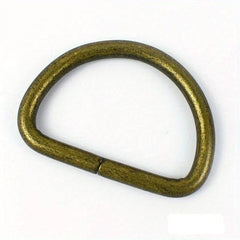 2 ST D-RING - 25 mm / 1 in ANTIQUE