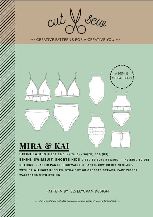 MIRA & KAI - MINI&ME BIKINI, BADDRÄKT & BADSHORTS