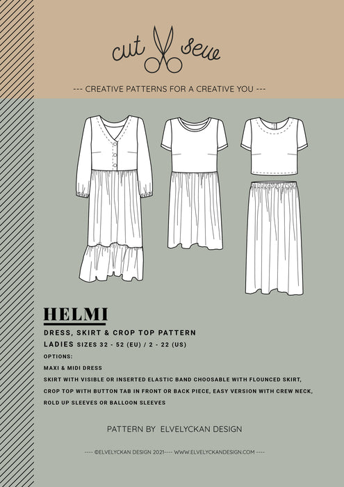 HELMI - DRESS, SKIRT TOP