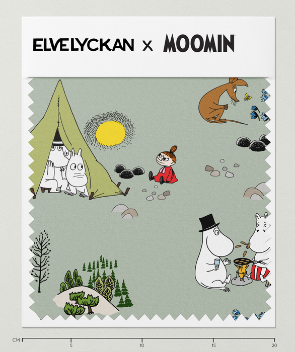 MOOMIN - CAMPER - MEERGRÜN (056) - DIGITALBEDRUCKT