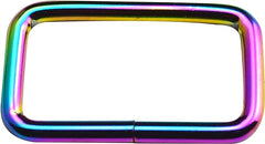2 ST REKTANGELRING 25mm/1 in. RAINBOW
