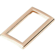 2 ST REKTANGELRING 25mm/1 Zoll NEUGOLD