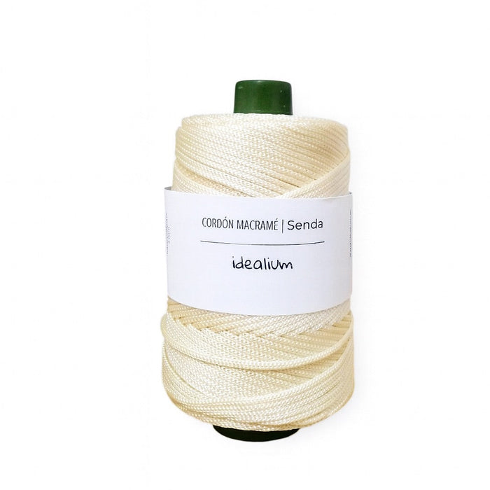 Senda · Cordón trenzado 3 mm para crochet S009 Crudo