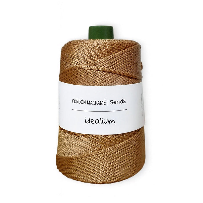 Senda · Cordón trenzado 3 mm para crochet S011 Marrón