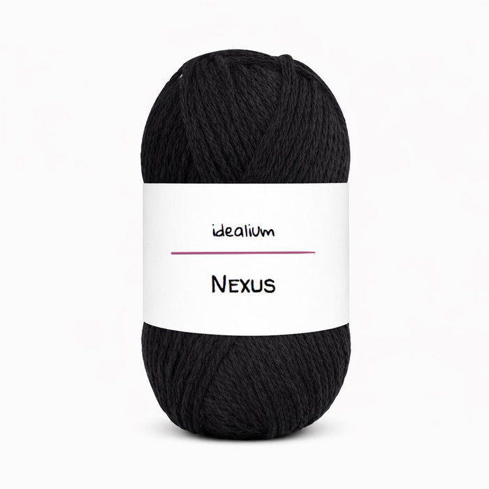 Nexus · Cordón fino de algodón 2 mm 124 Negro