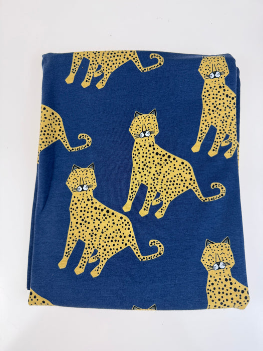 LEOPARD DARK BLUE