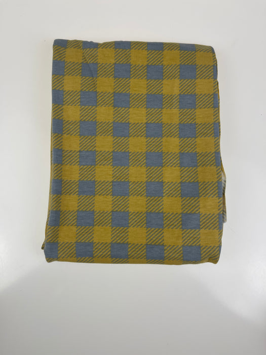 CHECKERS STRIPE GOLD GREY