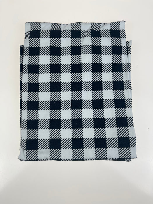 CHECKERS STRIPE BLACK WHITE