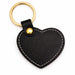 Charm Corazón de polipiel para bolso Negro