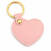 Charm Corazón de polipiel para bolso Rosa