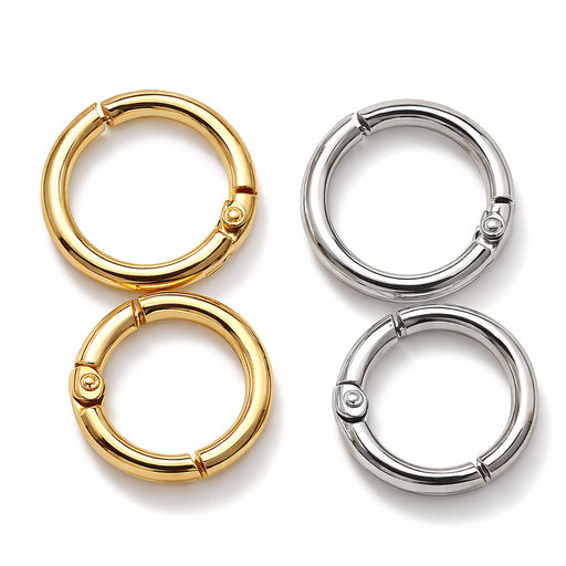 Mosquetones metálicos para bolso (Pack de 2)