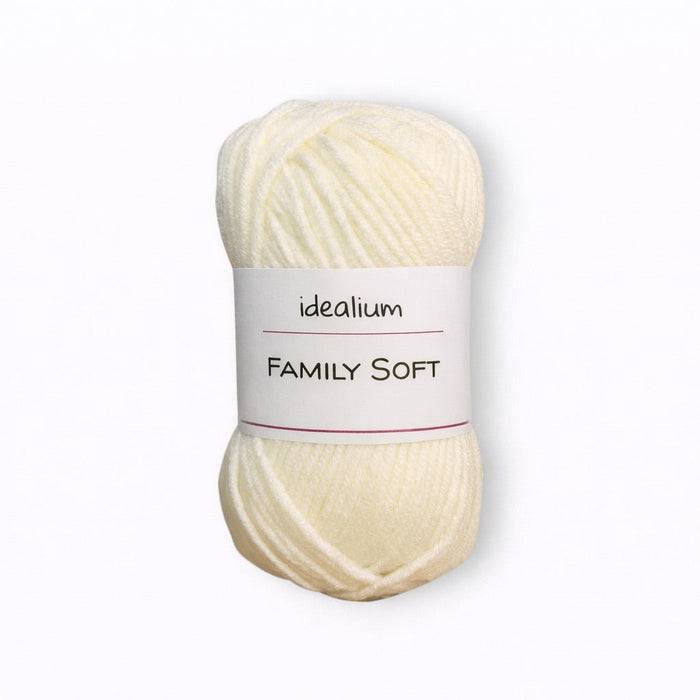 Family Soft · Lana acrílica suave para toda la familia FS001 Crudo