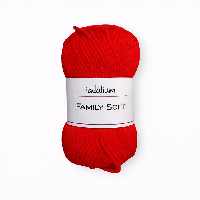Family Soft · Lana acrílica suave para toda la familia FS010 Rojo