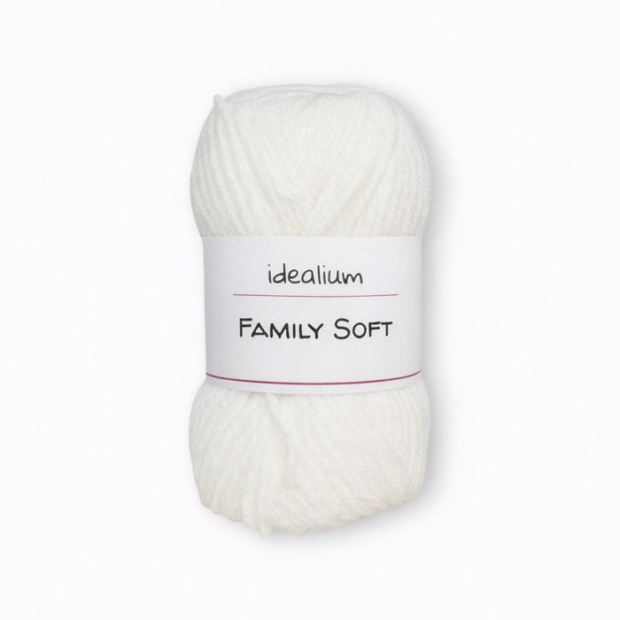 Family Soft · Lana acrílica suave para toda la familia FS019 Blanco