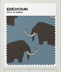 MAMMOUTH - BLEU - IMPRESSION À LA DEMANDE