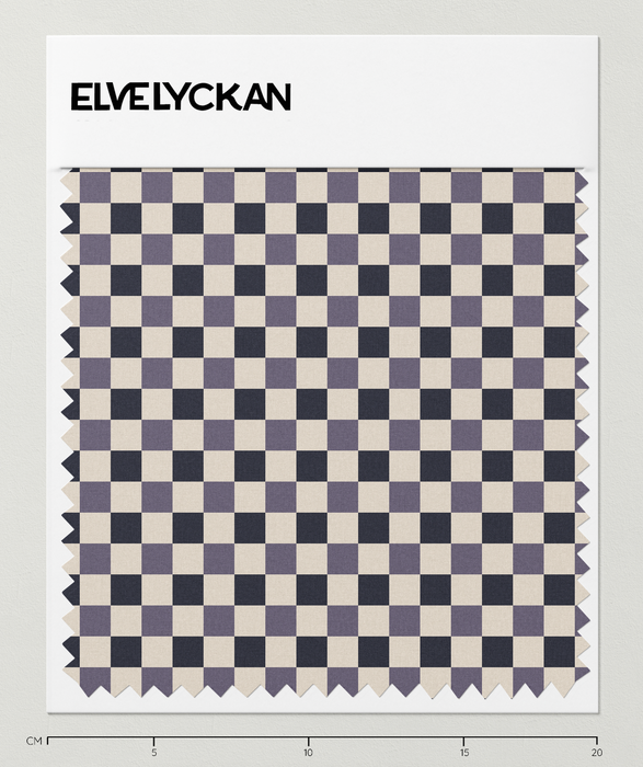 MINI CHECKERS - VIOLET - JERSEY