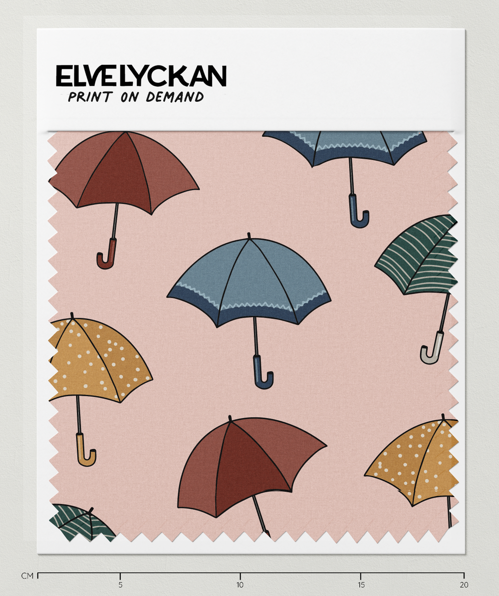 UMBRELLAS - PINK -  PRINT ON DEMAND
