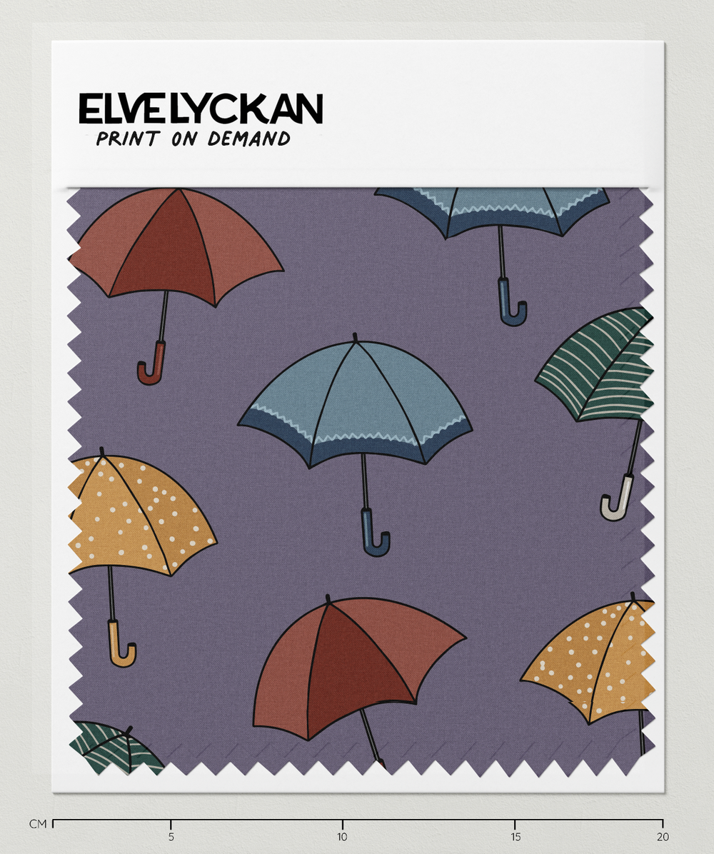 UMBRELLAS - PURPLE -  PRINT ON DEMAND