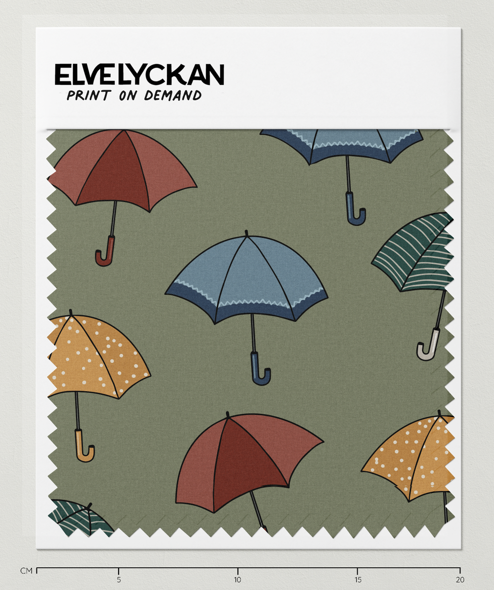 UMBRELLAS - GREEN -  PRINT ON DEMAND