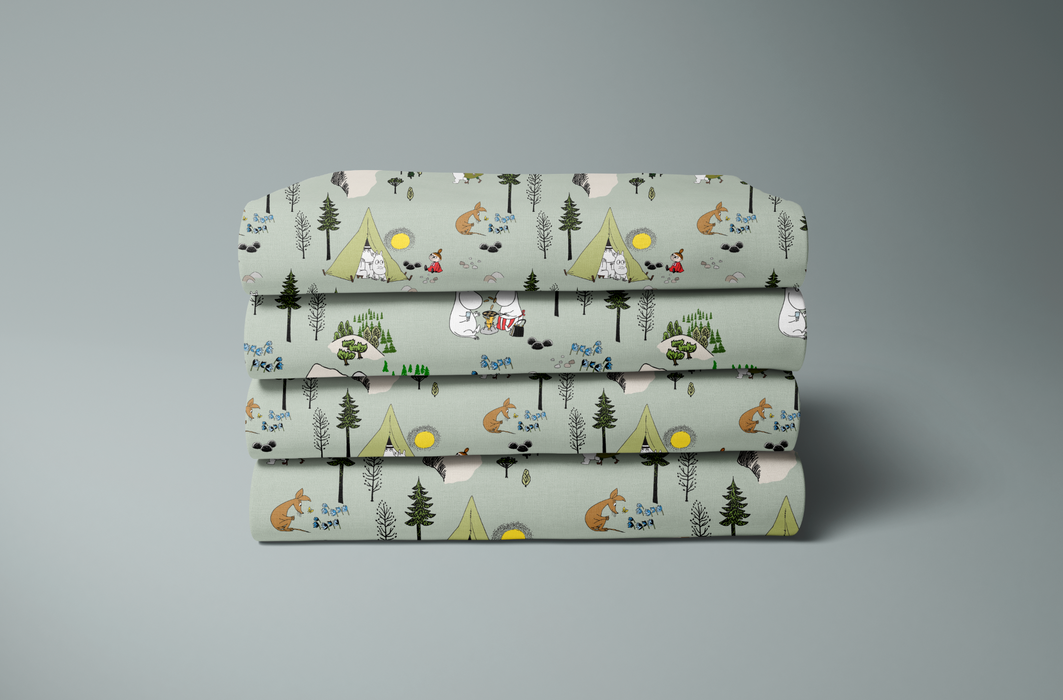 MOOMIN - CAMPER - MEERGRÜN (056) - DIGITALBEDRUCKT