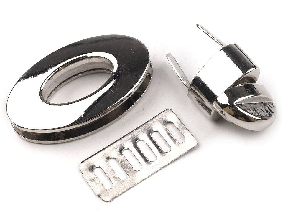VRIDLÅS OVAL - NICKEL