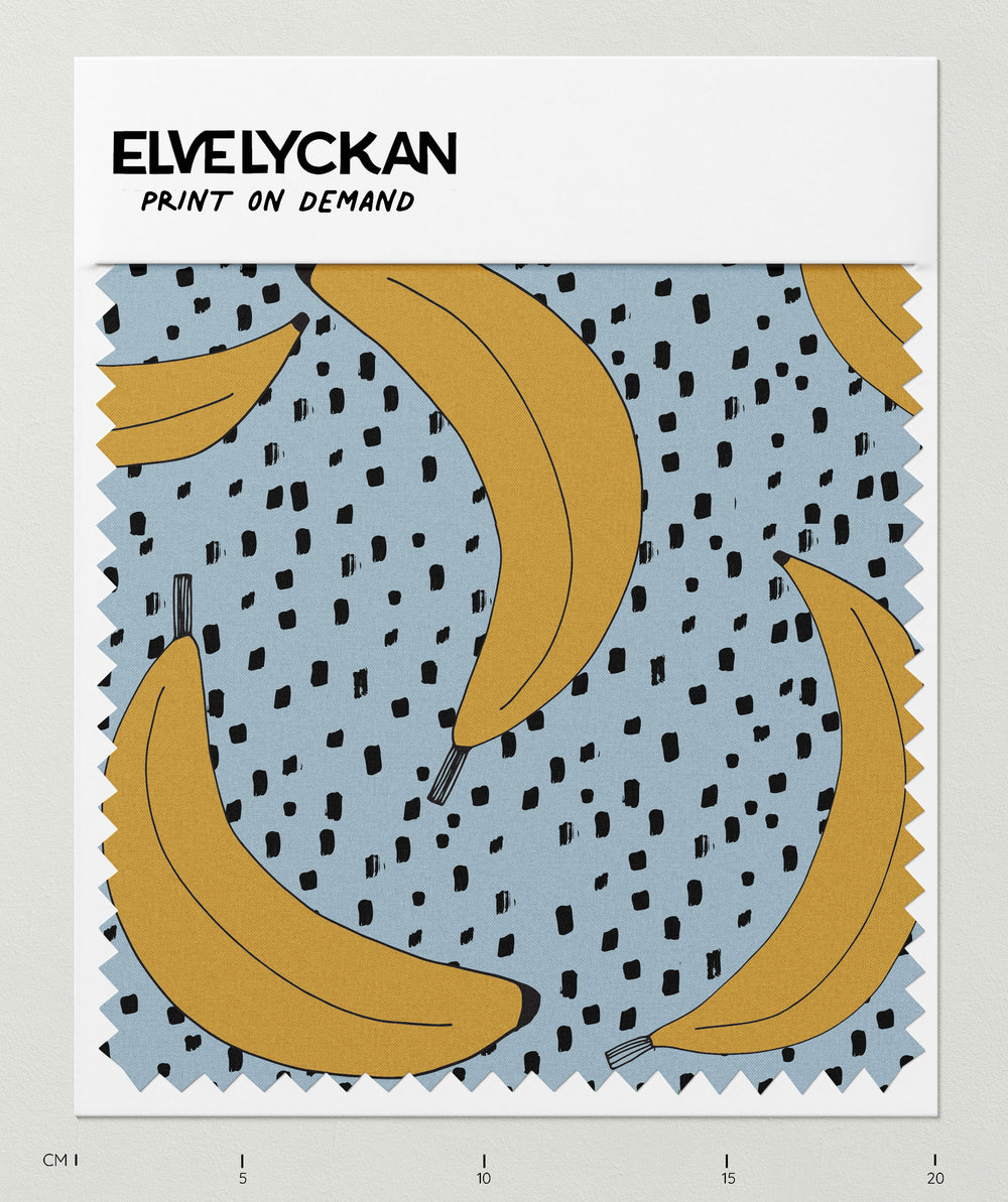 BANANA -  BABY BLUE -  PRINT ON DEMAND
