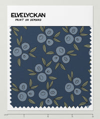 BLUEBERRIES - DARK BLUE - PRINT ON DEMAND