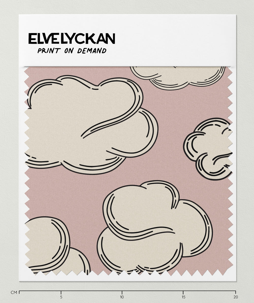CLOUDS - ROSE - PRINT ON DEMAND