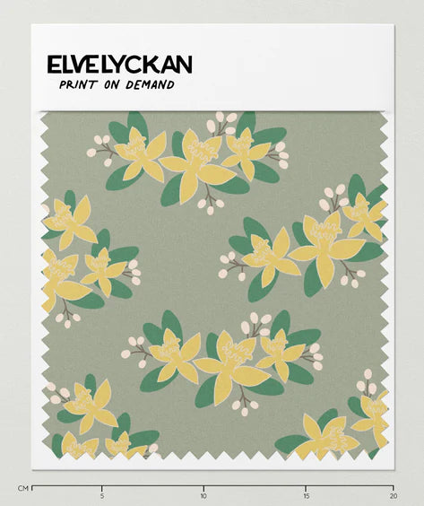 DAFFODIL - MINTY -  PRINT ON DEMAND