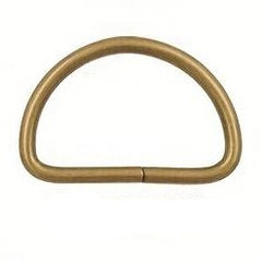 2 ST D-RING - 15 mm / 1 in ANTIQUE