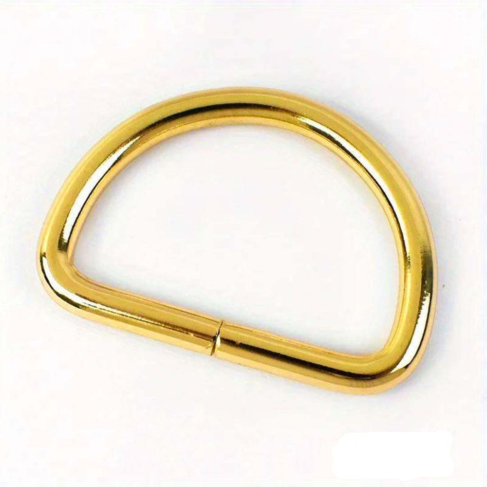 2 ST D-RING - 25 mm / 1 in DUNKELGOLD