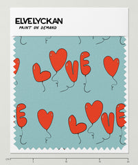 LIEBESBALLON - ROBIN BLAU - DRUCK AUF ANFRAGE