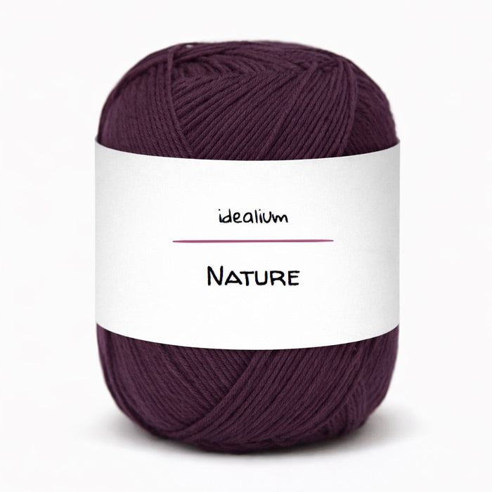 Nature · Algodón básico suave y versátil 112 Berenjena