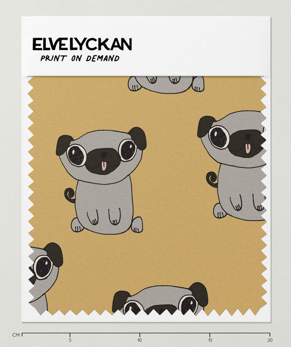 PUG - MUSTARD - PRINT ON DEMAND