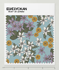 FLEUR DE PRINTEMPS - BLEU BÉBÉ - IMPRESSION À LA DEMANDE