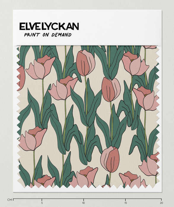 TULIPS - CREAMY BEIGE - PRINT ON DEMAND