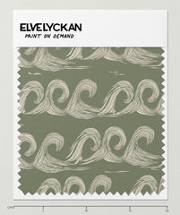 VAGUES - VERT - IMPRESSION À LA DEMANDE