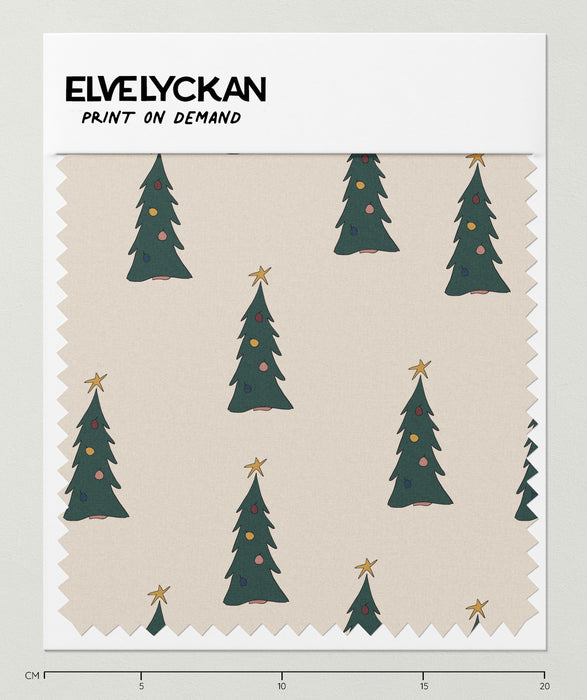 XMAS TREE - CREAMY BEIGE - PRINT ON DEMAND