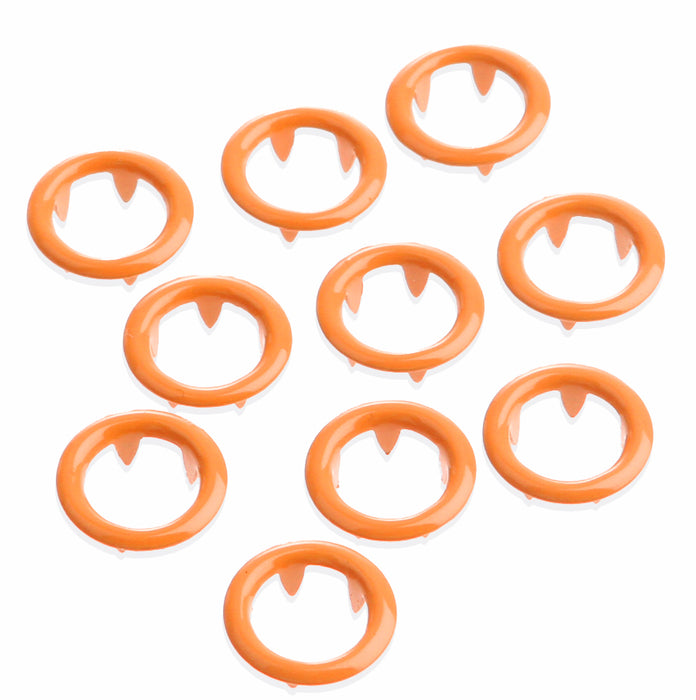 ORANGE (028) - RINGKNAPPAR 10 ST