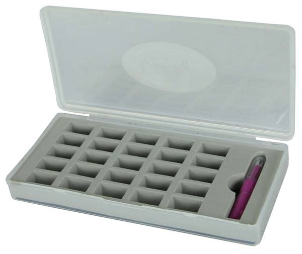 TÂCHE DE RINÇAGE AVEC 25 PCS BOBINES CB + ENFILEUR D'AIGUILLE