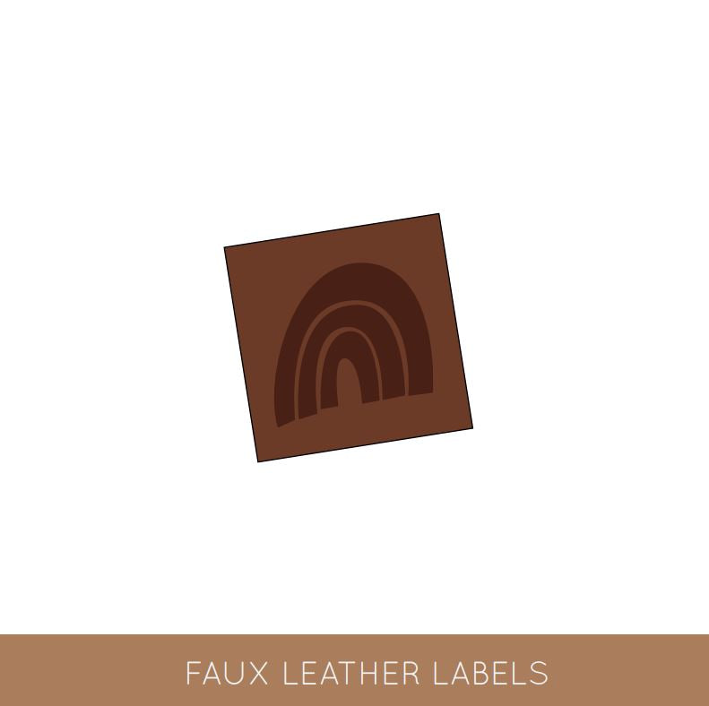 PATCH DE FAUX VÊTEMENTS ARC-EN-CIEL CARRÉ 3 PCS/PKT