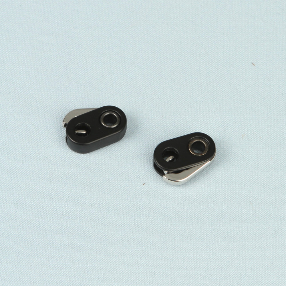 BUTÉE À RESSORT 2 PCS - NOIR/ARGENT